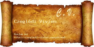 Czeglédi Vivien névjegykártya